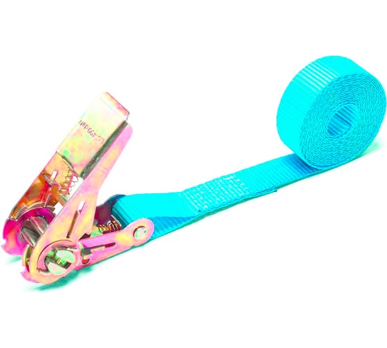 Изображение товара Стяжной ремень для крепления груза 4м, 0,4/0,8 т кольцевой РОМЕК 25.04.1.к 2000000005539