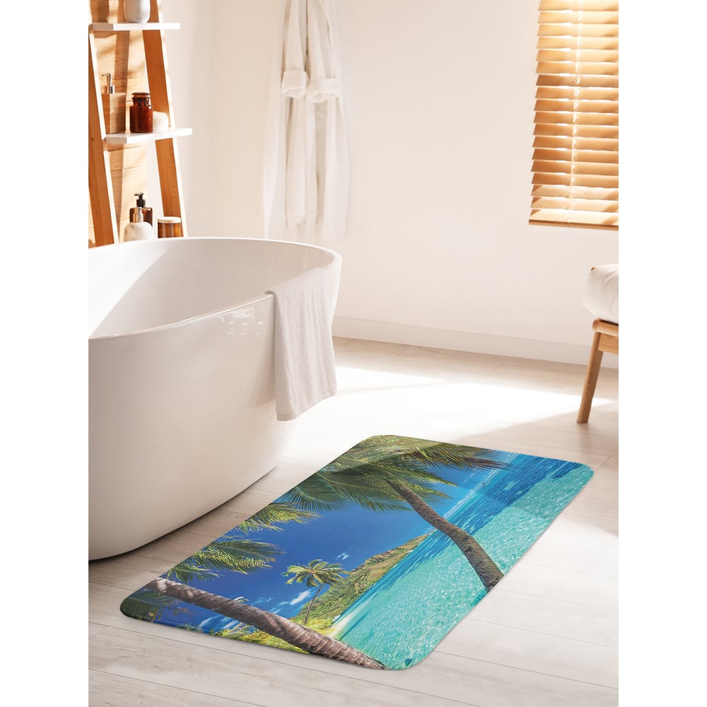 Изображение товара Коврик для ванной комнаты и туалета JOYARTY 60x100 см противоскользящий