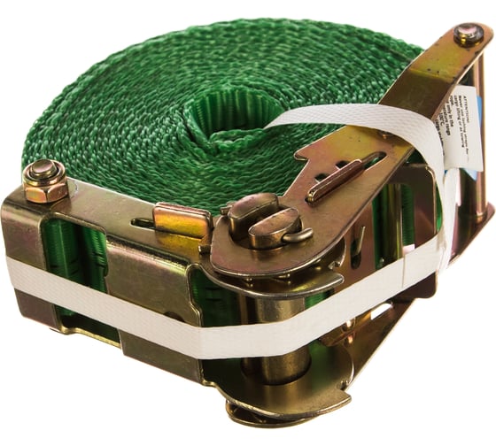 Изображение товара Стяжной ремень для крепления груза 6м, 1,0/2,0тн кольцевой РОМЕК 35.10.1.к 2000000005584