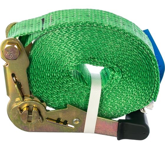 Изображение товара Стяжной ремень для крепления груза 6м, 1,0/2,0тн кольцевой РОМЕК 35.10.2.к 2000000006093