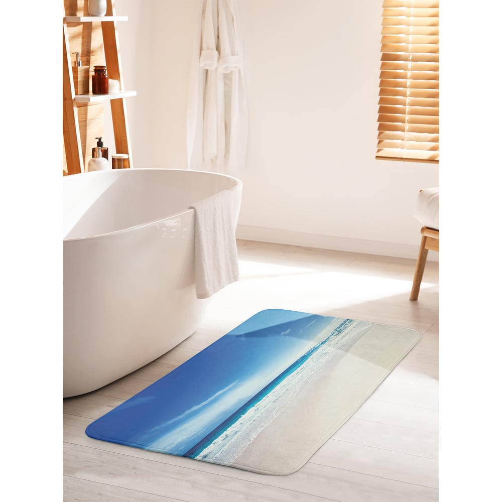 Изображение товара Коврик для ванной комнаты JOYARTY Море бушует 60x100 см противоскользящий