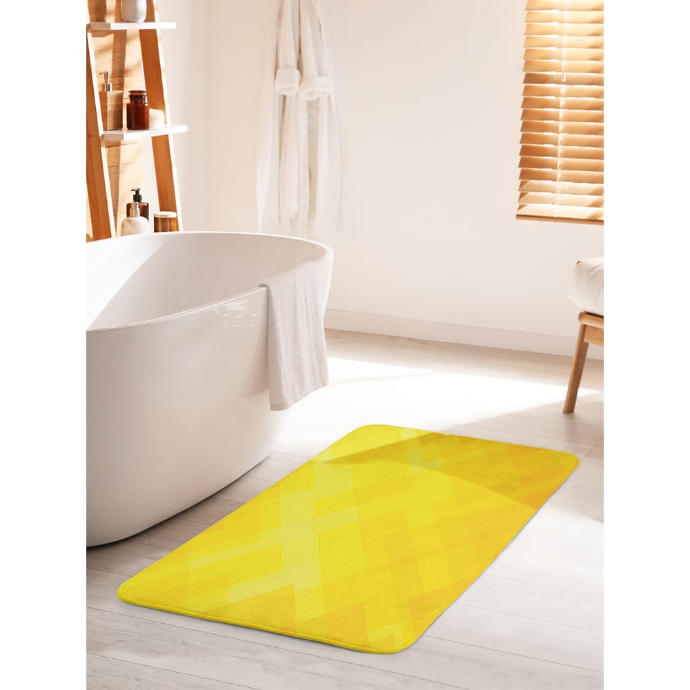 Изображение товара Противоскользящий коврик для ванной JOYARTY 60x100 см с цветами