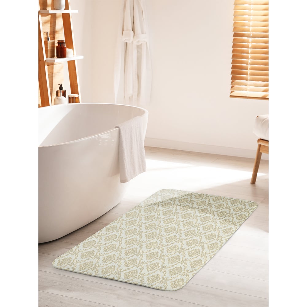 Изображение товара Коврик для ванной комнаты и туалета противоскользящий JOYARTY 60х100 см Волшебная лиственность