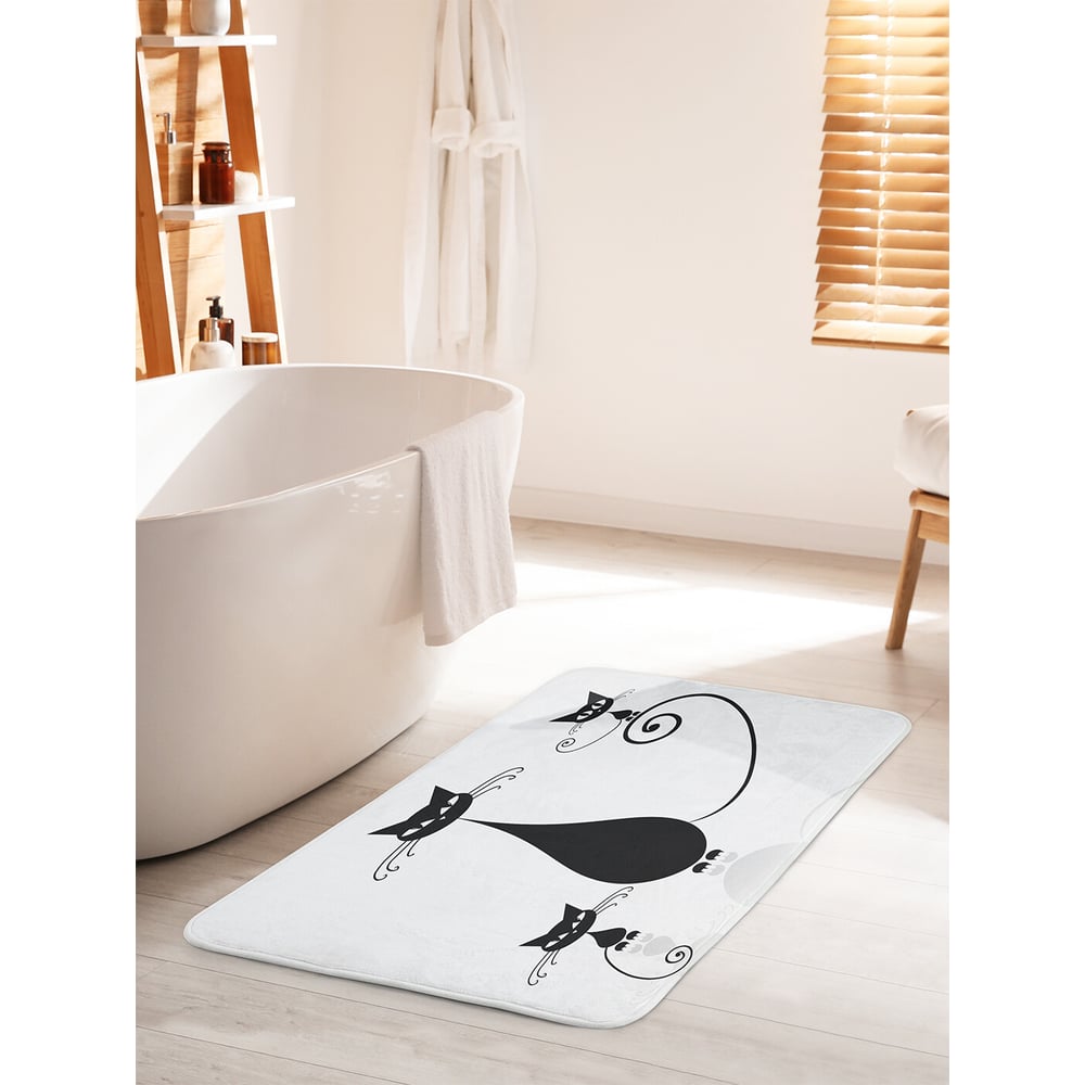 Изображение товара Коврик для ванной комнаты и туалета противоскользящий JOYARTY "Котята с мамой" 60х100 см bath_9655_60x100 Изображение товара Коврик для ванной комнаты и туалета противоскользящий JOYARTY "Котята с мамой" 60х100 см bath_9655_60x100