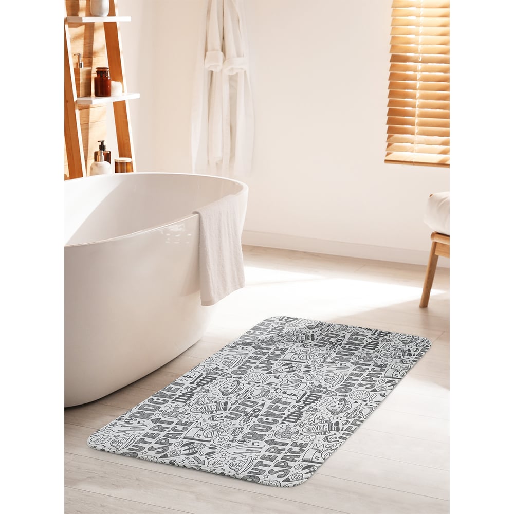 Изображение товара Коврик для ванной комнаты и туалета противоскользящий JOYARTY 60х100 см