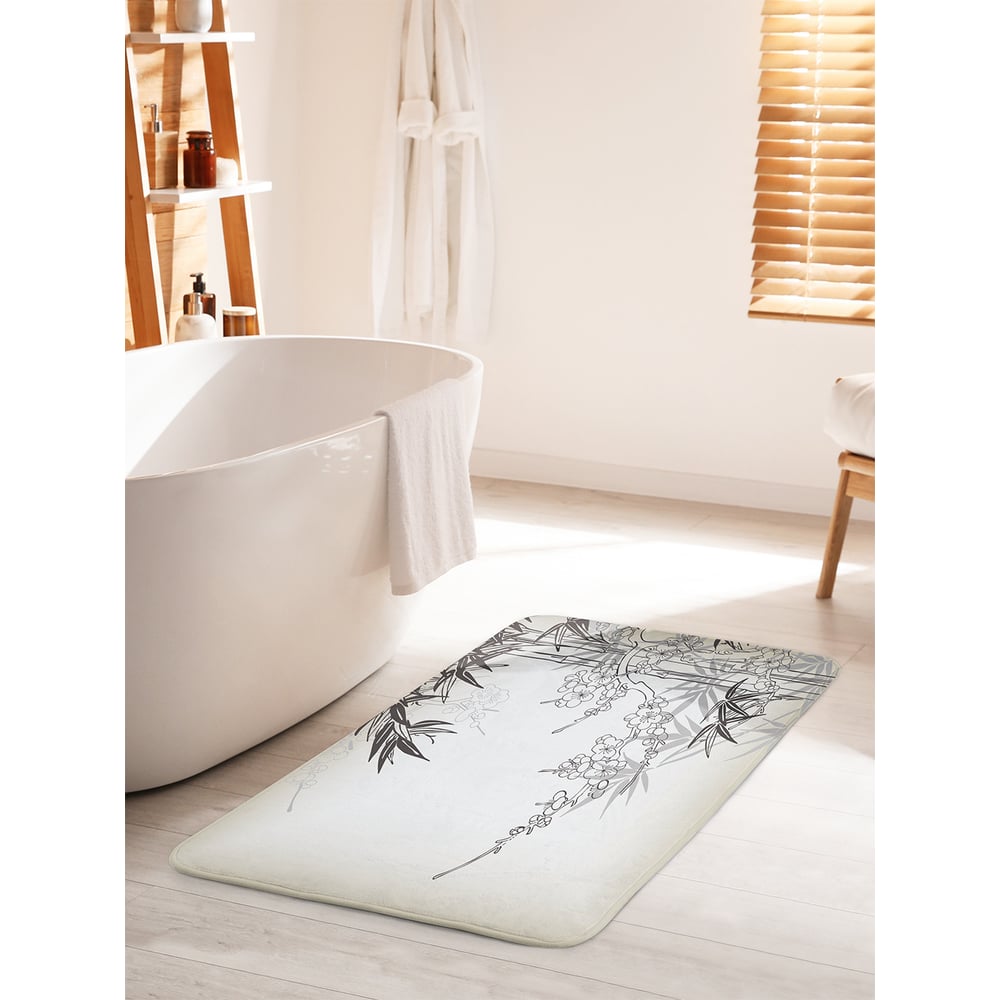 Изображение товара Коврик для ванной комнаты и туалета противоскользящий JOYARTY 60x100 см