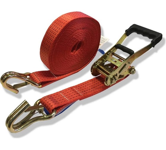 Изображение товара Стяжной ремень для крепления груза 10м, 2,5/5,0 т РОМЕК 50.25.2.3 2000000000961