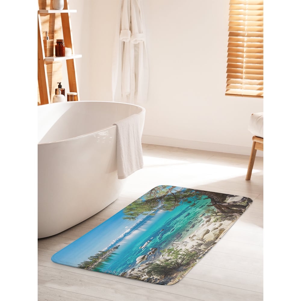 Изображение товара Коврик для ванной комнаты и туалета противоскользящий JOYARTY 60х100 см