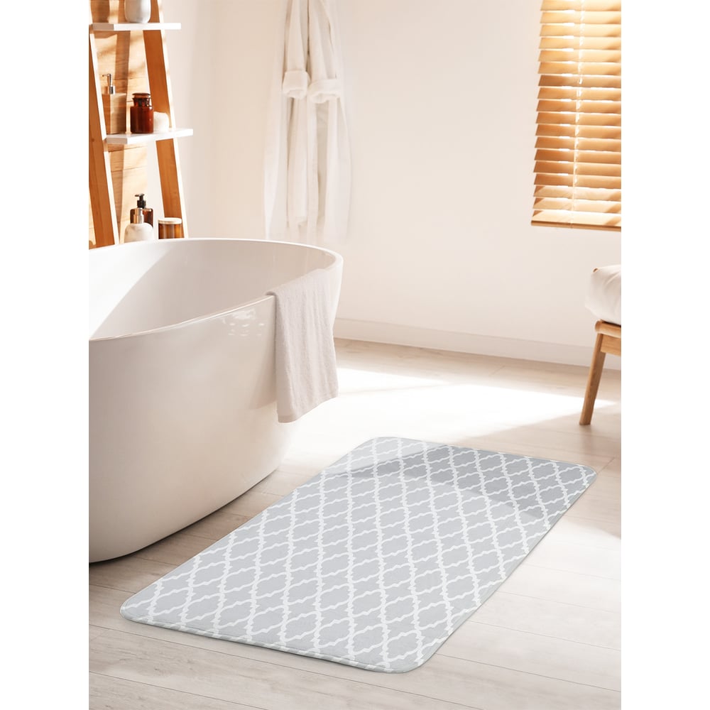 Изображение товара Коврик для ванной комнаты и туалета JOYARTY 60x100 см противоскользящий