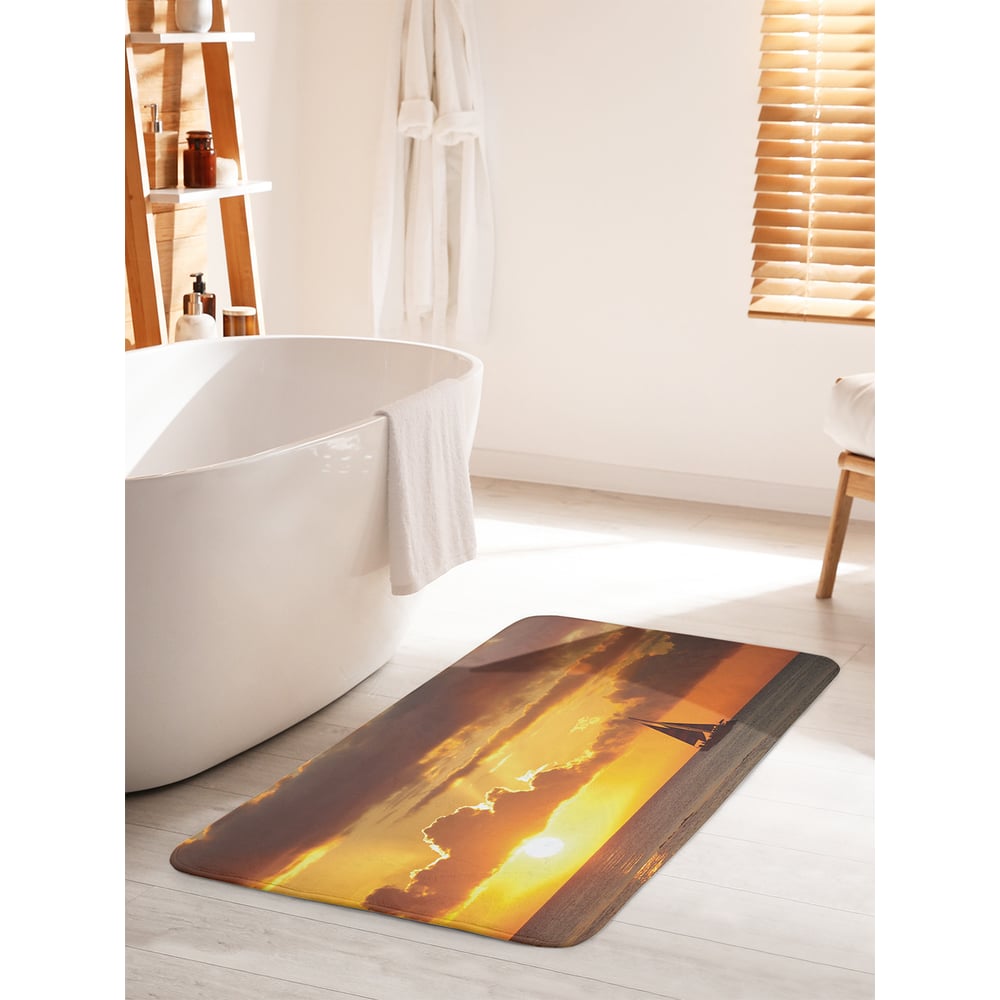 Изображение товара Коврик для ванной комнаты противоскользящий JOYARTY 60х100 см Под парусом заката