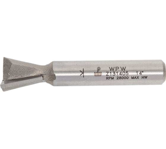 Изображение товара Фреза ласточкин хвост 14 гр. 12.7 мм, 12.5 мм хвостовик 8 мм WPW Z131405