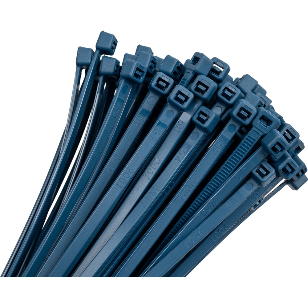Изображение товара Кабельные стяжки FORTISFLEX КСС Magnetic 4x200 мм синий 100 шт