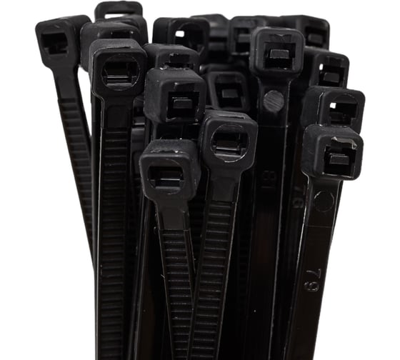 Изображение товара Нейлоновые стяжки FORTISFLEX HCC easyfix 4x150 мм,  черный, 100 шт. 87781