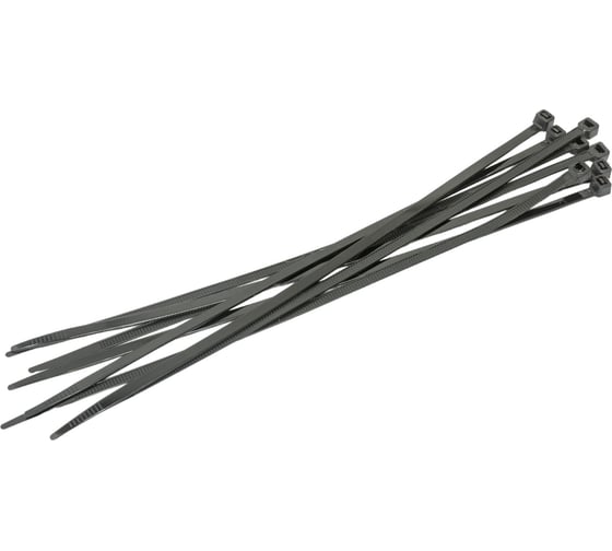 Изображение товара Нейлоновые стяжки FORTISFLEX HCC easyfix 5x250 мм, черный, 100 шт. 87782