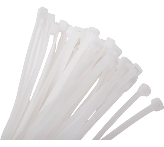 Изображение товара Нейлоновые стяжки FORTISFLEX HCC easyfix 5x500 мм, белый, 100 шт. 87780