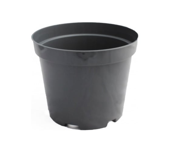 Изображение товара Горшок для рассады Ангора 5 л, d 22 см, h 17 см, круглый, черный А5528чр