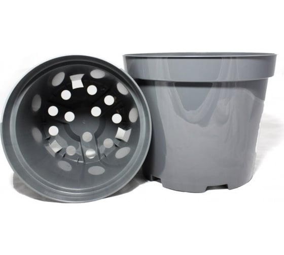 Изображение товара Горшок для рассады Ангора 3л, d 16 см, h 14 см, круглый, черный А5527чр