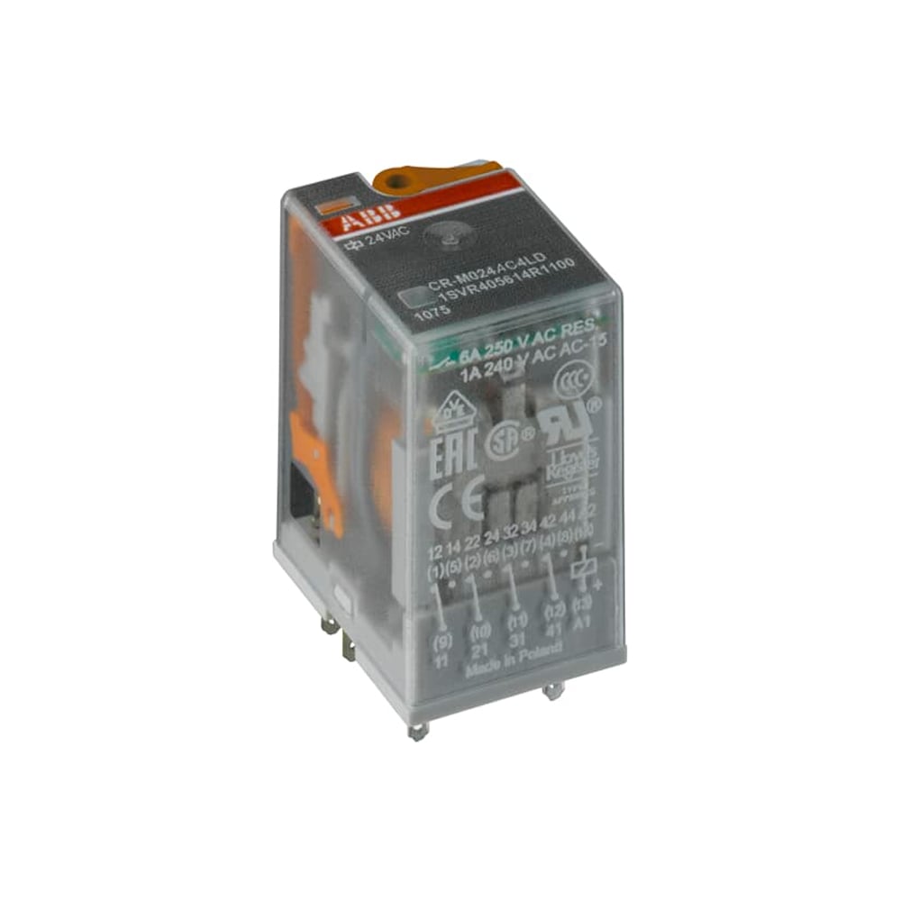 Изображение товара Реле ABB CR-M230AC3 230B AC 3ПК 10А IP40 220В переключающее