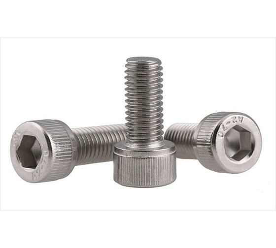 Изображение товара Винт Insparion din 912 с цилиндрической головкой и внутренним шестигранником, м5x16 нержавеющая сталь a2, 10 шт. ЕВ-00000146