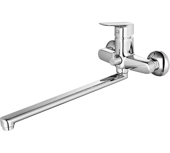 Изображение товара Смеситель для ванны IDDIS Vibe VIBSBL2i10WA с длинным изливом с керамическим дивертором