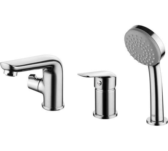 Изображение товара Смеситель на борт ванны IDDIS Torr TORSB30i07 на 3 отверстия с керамическим дивертором