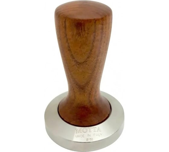 Изображение товара Плоский темпер с коричневой ручкой Motta диаметр 58 мм 170219