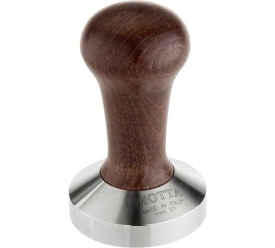 Изображение товара Плоский темпер с коричневой ручкой Motta диаметр 57 мм 170223