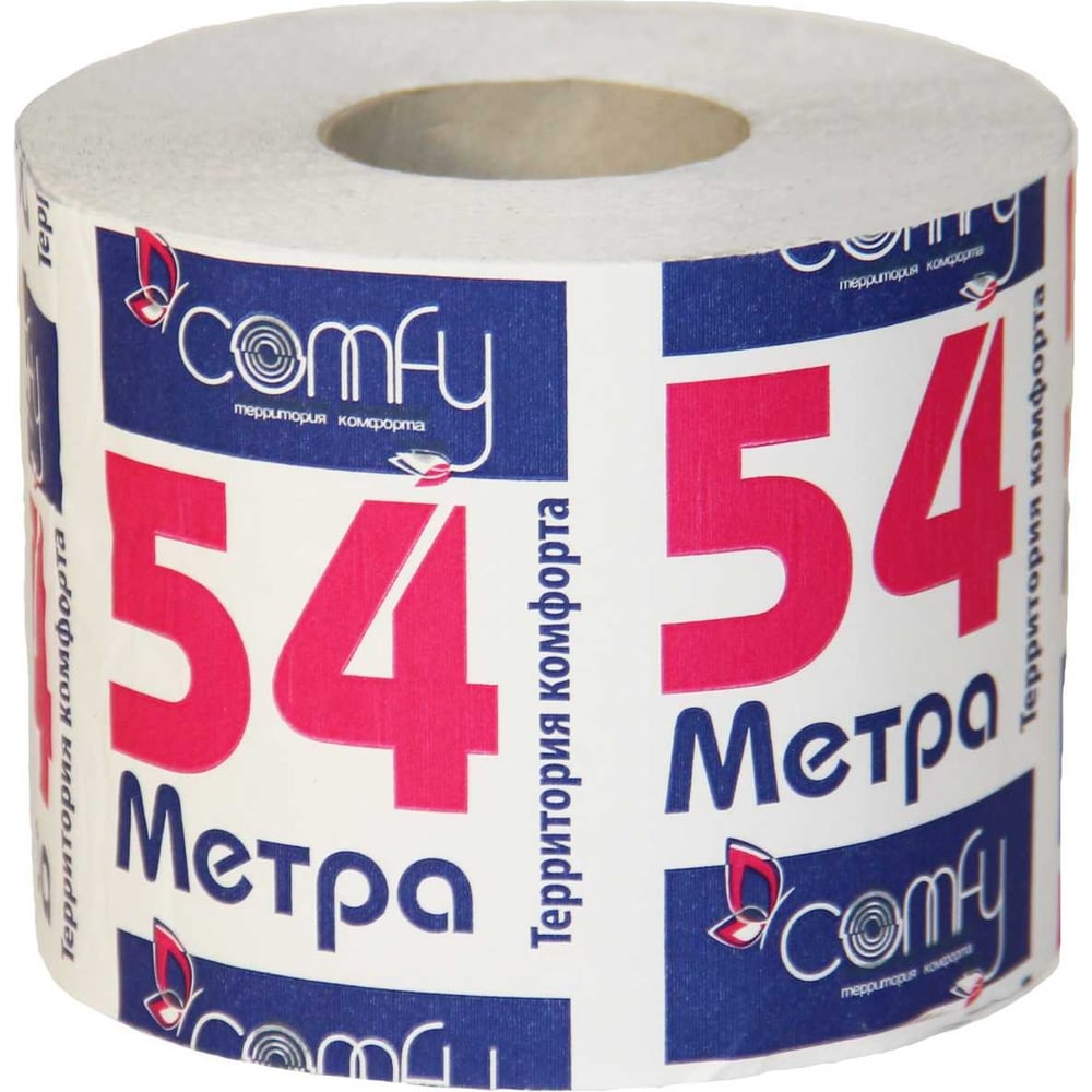 Туалетная бумага COMFY туалетная бумага mon rulon влажная детская 50 шт
