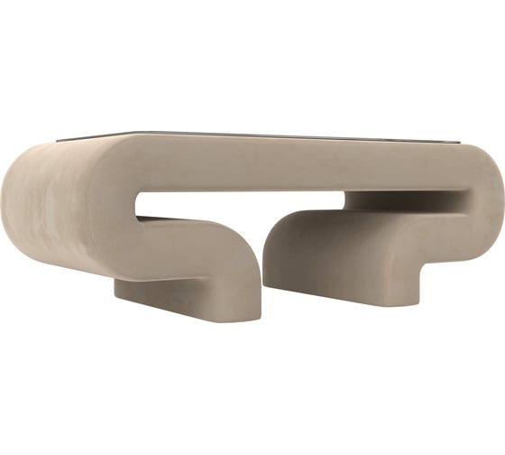 Изображение товара Стол Лига диванов Волна велюр бежевый 115765