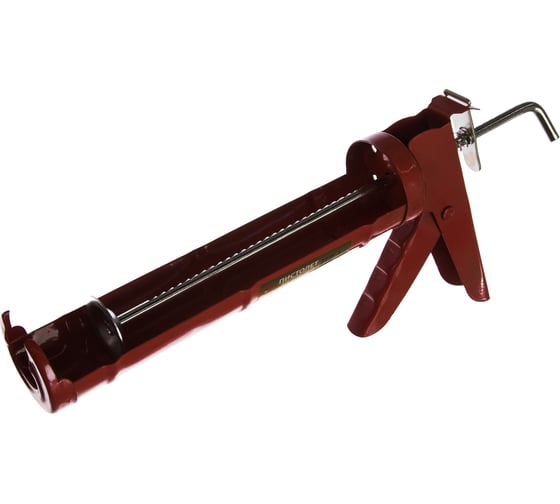 Изображение товара Полукорпусный пистолет для герметиков РемоКолор 9", зубчатый шток 23-1-002