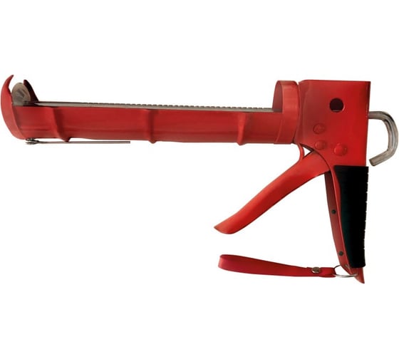 Изображение товара Полукорпусный пистолет для герметиков с храповым механизмом РемоКолор 9", зубчатый шток 23-1-000