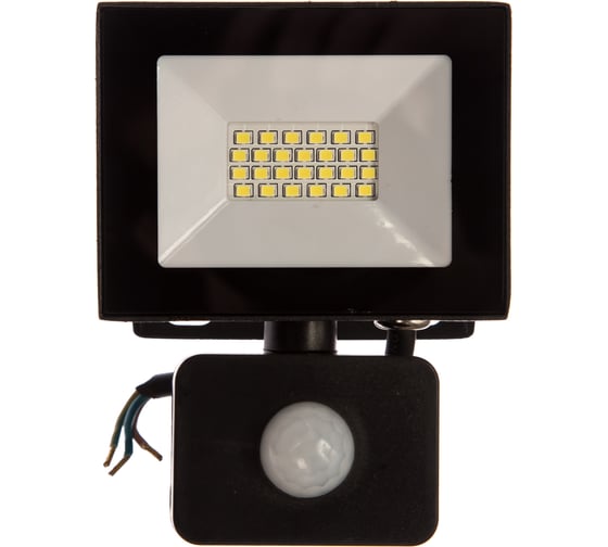 Изображение товара Прожектор Ultraflash LFL-2002S C02 черный LED  с датчиком 230В, 6500К 13329