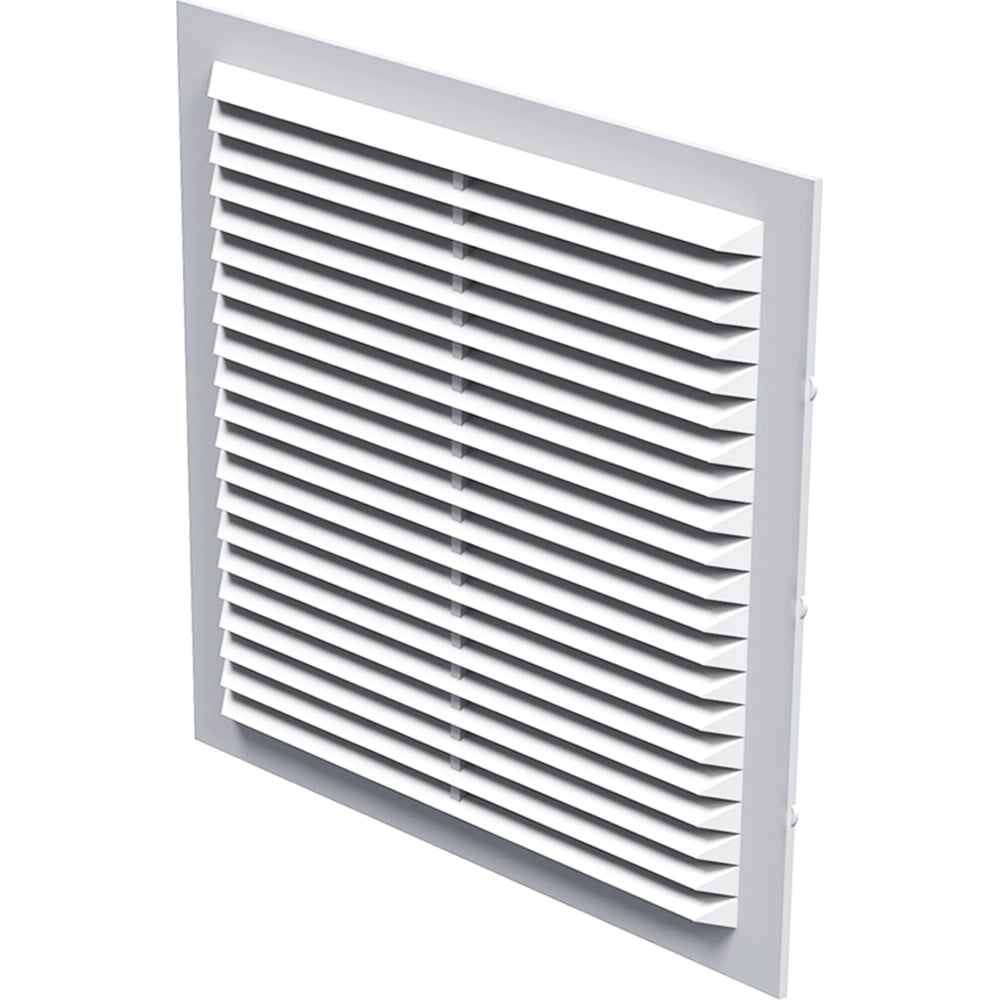 Изображение товара Решетка РВ 192x192 с РВС квадратная пластиковая со москитной сеткой