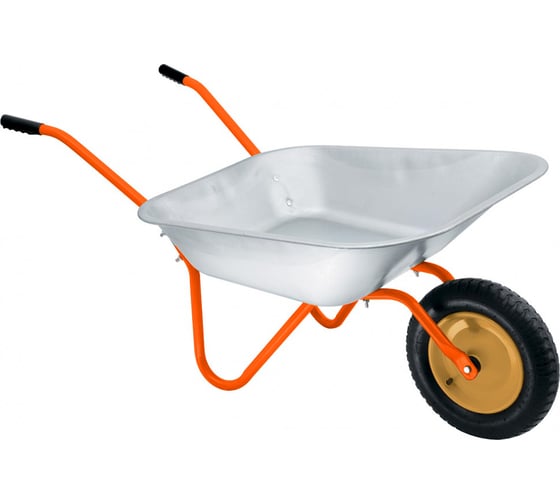 Изображение товара Одноколесная тачка СТРОЙМАШ грузоподъемность 90 кг, объем 65 л 17006