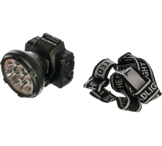 Изображение товара Налобный фонарь Ultraflash LED 5362 (аккум 220В, черный, 7LED, 2 реж, пласт, бокс) 11256
