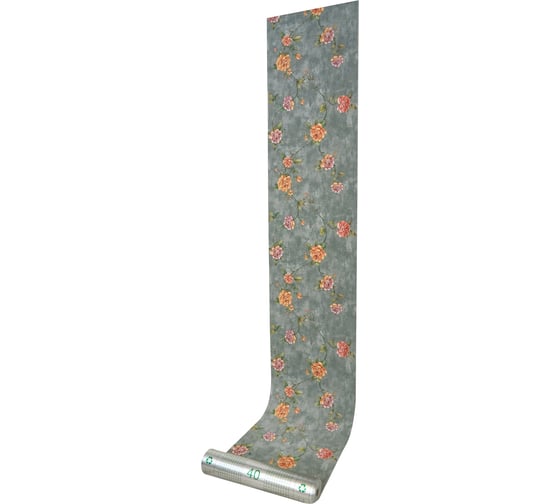 Изображение товара Панели-обои ПВХ LAKO самоклеящиеся, теплоизоляционные, барокко темно-серый, 50x600 см LKD-03-009-OB