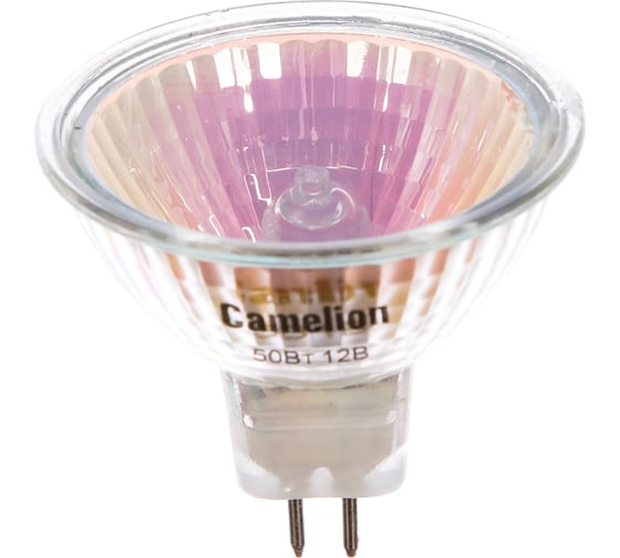 Изображение товара Галогенная лампа Camelion MR-16 50W 12V с защ.стеклом 3060