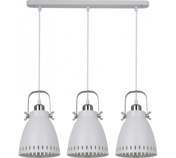 Изображение товара Подвесной светильник Camelion PL-428S-3 С71 Белый + хром New York 60Вт металл 13080