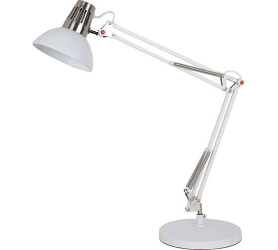 Изображение товара Настольный светильник Camelion KD-431A С71 Белый + хром Berlin 40Вт металл 13088