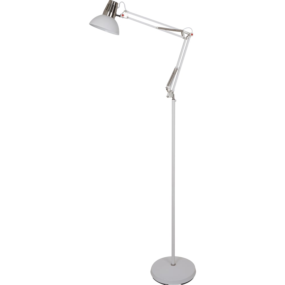 Изображение товара Напольный светильник Camelion KD-431F С71 Белый + хром Berlin 40Вт металл 13091