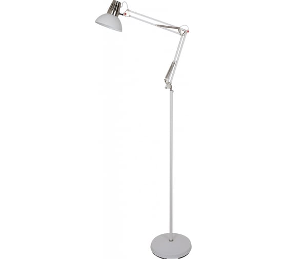Изображение товара Напольный светильник Camelion KD-431F С71 Белый + хром Berlin 40Вт металл 13091
