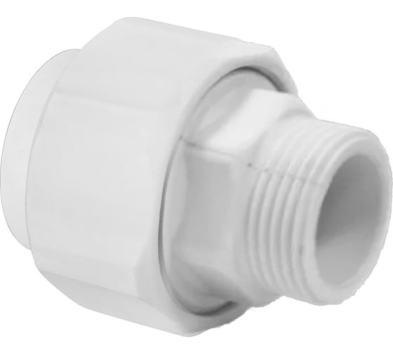 Изображение товара Муфта RTP разъемная, ppsu, наружная резьба 25x3/4, белый 28152