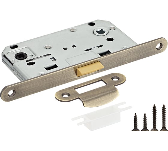 Изображение товара Защелка Rucetti RP1895 AB бесшумная, многофункциональная, цвет - античная бронза 9014490