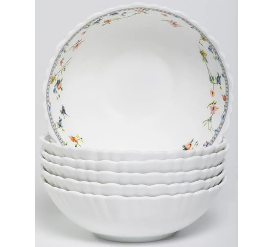 Изображение товара Салатник Olaff ЗИРАНА 500 мл d-155 мм, упаковка - гофрокороб по 6 шт 210-21013