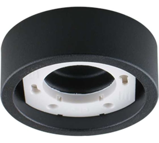 Изображение товара Светильник Светкомплект R75н.b накладной под лампу gx53 черный R75HBK
