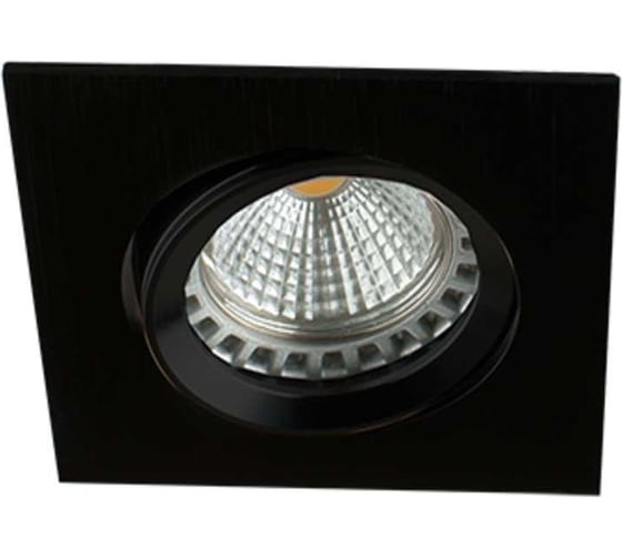 Изображение товара Светильник Светкомплект Aт 20 bk из алюминия круглый плоско поворотный AT20BK