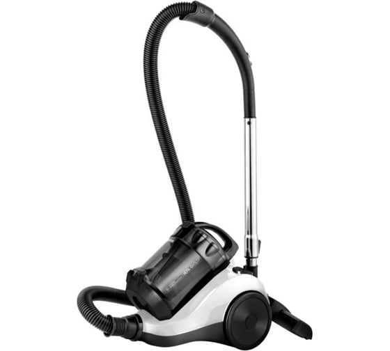 Изображение товара Пылесос Centek белый/черный, мультициклон 2000/350Вт, стакан 2 л, телескопическая метал трубка CT-2529 WHITE