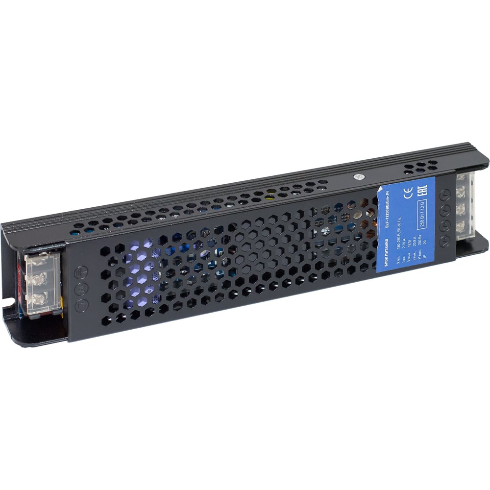 Изображение товара Интерьерный блок питания ELF 12В 250Вт для светодиодов