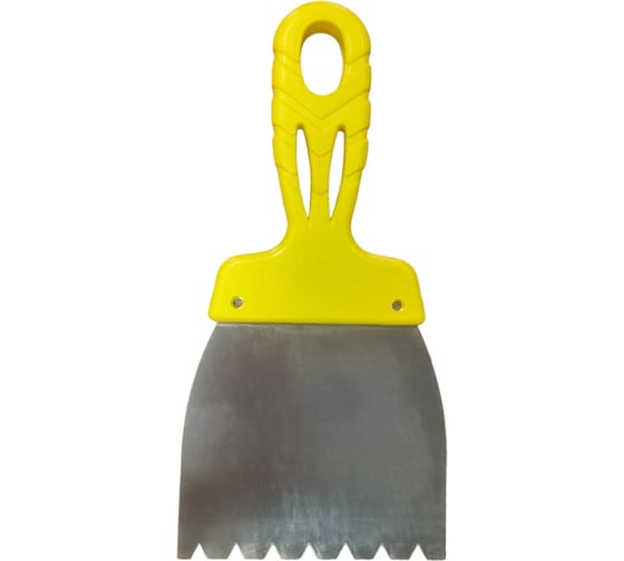 Изображение товара Шпатель JETTOOLS зубчатый нержавеющая сталь 100мм зуб В15 шп100сз--В15