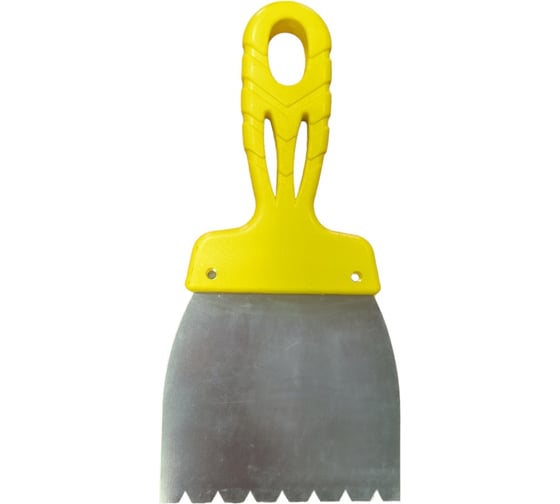 Изображение товара Шпатель JETTOOLS зубчатый нержавеющая сталь 100мм зуб В11 шп100сз--В11